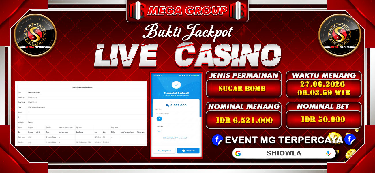 Bukti JP situs Shiowla hari Sabtu, 27 Juni 2026